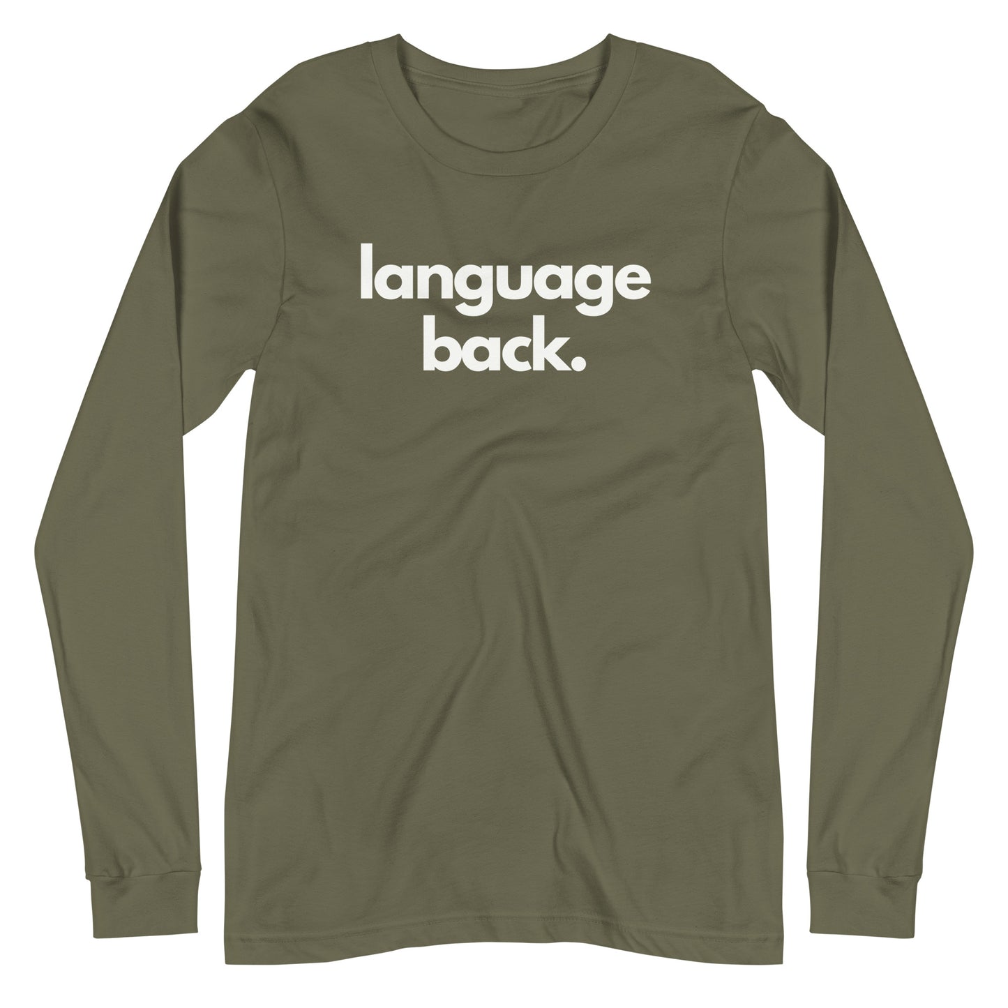 Language Back Long Sleeve