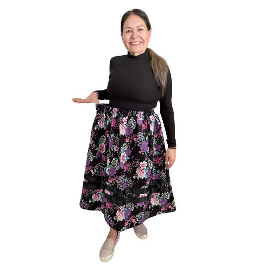 The Calm Serenity Collection~ Round Dance Style Ribbon Skirt with