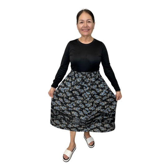 ~Calming Stability Collection~ Round Dance Style Ribbon Skirt with Functioning Pockets