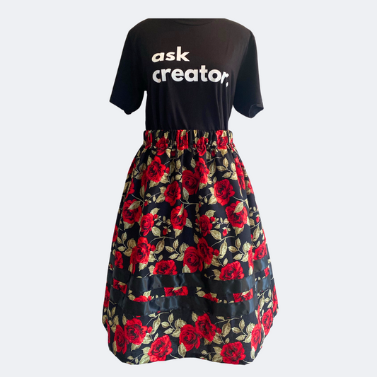 ~Love & Courage Collection~ Modern Contemporary Ribbon Skirt with Functioning Pockets