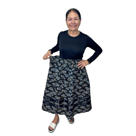~Calming Stability Collection~ Round Dance Style Ribbon Skirt with Functioning Pockets
