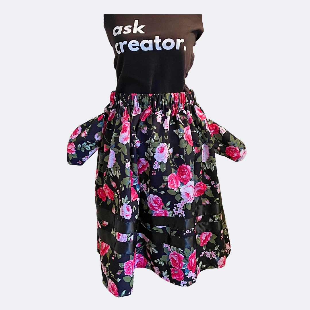 ~ Appreciation Collection ~ Modern Contemporary Ribbon Skirt with Functioning Pockets