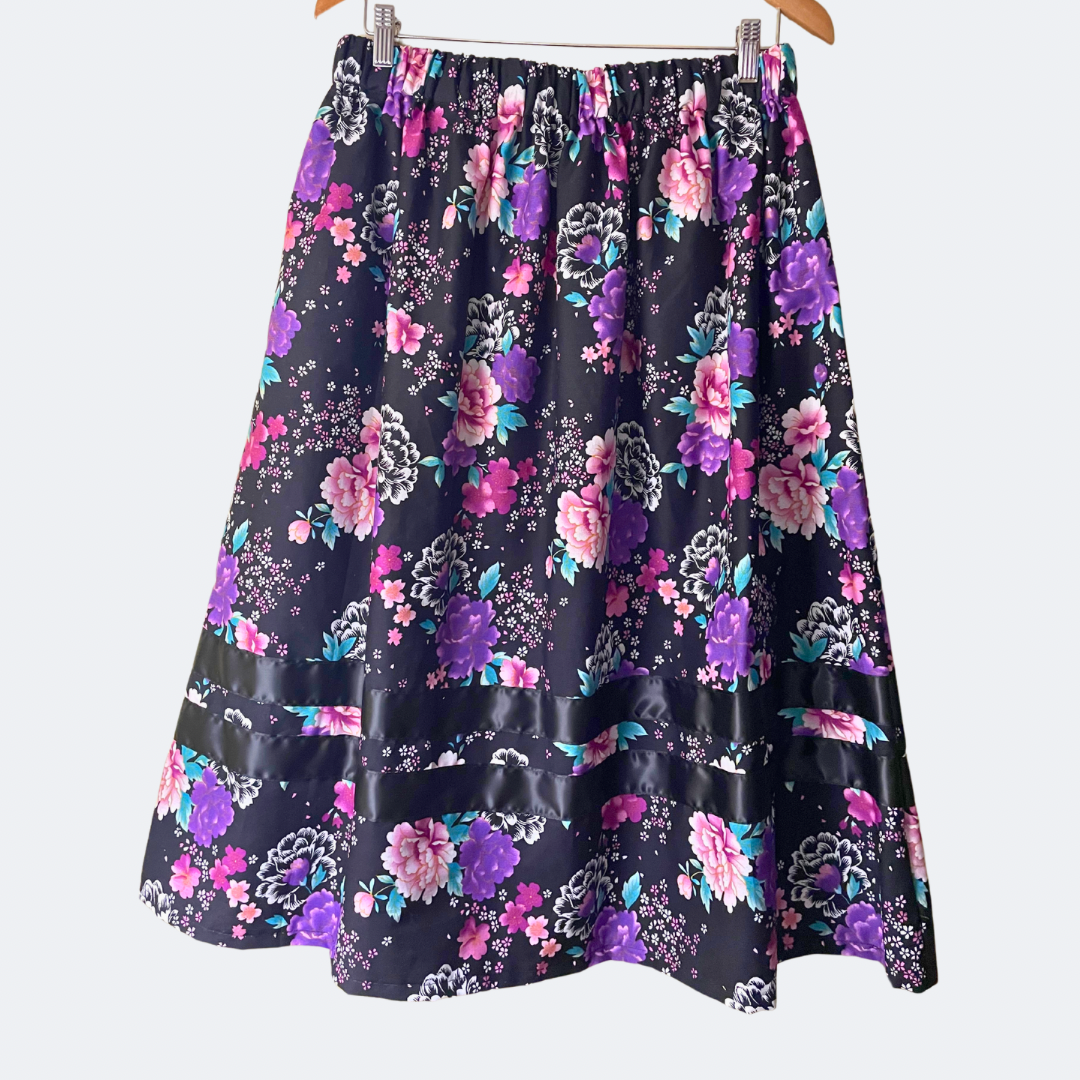 ~The Calm Serenity Collection~ Round Dance Style Ribbon Skirt with Functioning Pockets