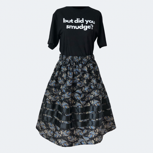 Modern Contemporary Ribbon Skirt with FUNCTIONING POCKETS