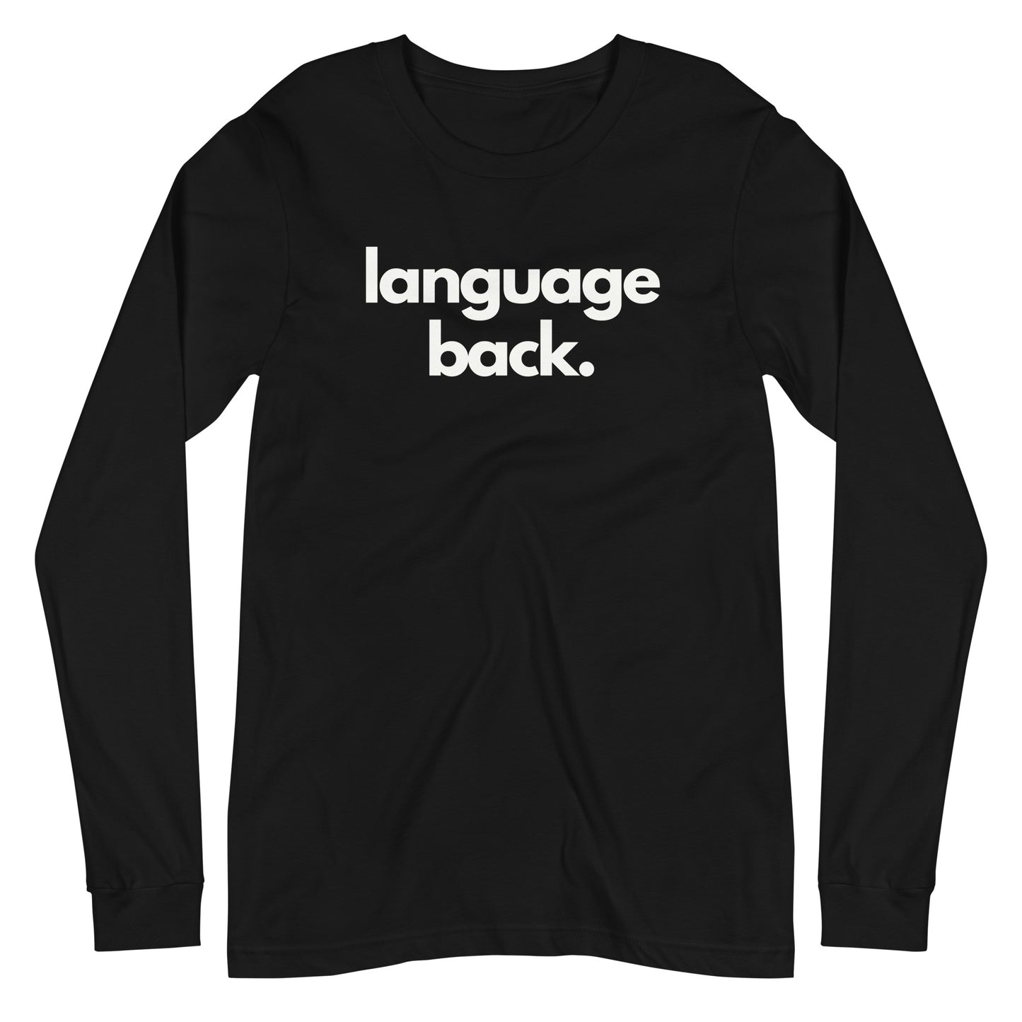 Language Back Long Sleeve