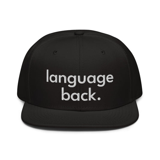 Language Back Snapback